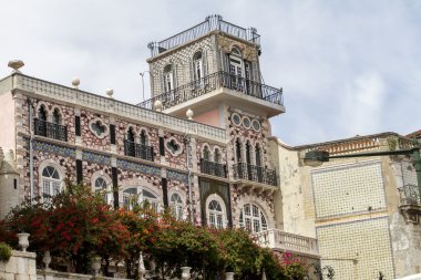 Lizbon, Portekiz Alfama semtinde yer alan Azulejo fayans.
