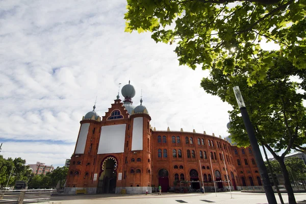 Famous bullring building located in Campo Pequeno, Lisbon — Stock Photo, Image