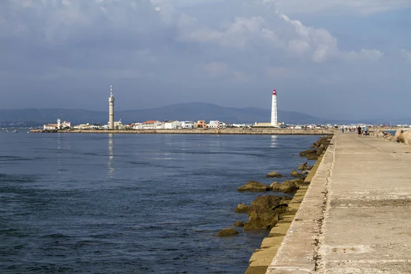 Bella isola di Farol situata in Algarve, Portogallo — Foto Stock