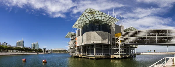 Largest indoor aquarium in Europe — Stock Photo, Image