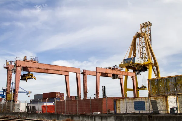 Cargo containers docks — Stock Photo, Image