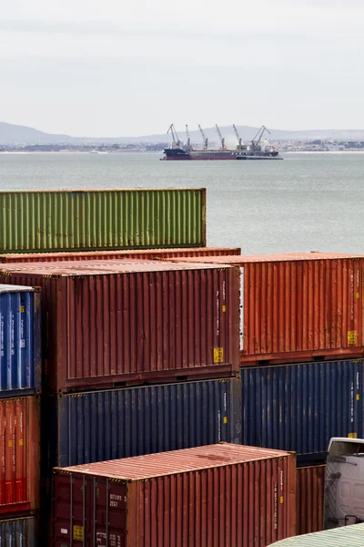 Cargo containers docks — Stock Photo, Image