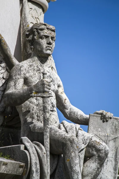 Статуя сада Афонсу де Альбукерке — стоковое фото
