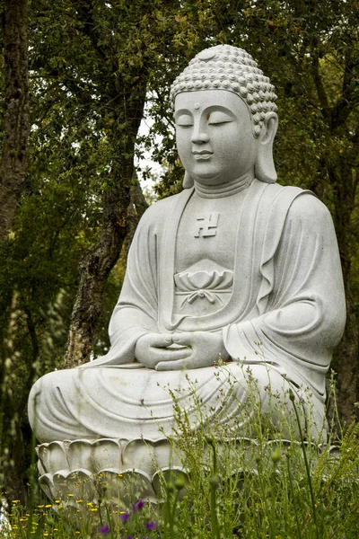 Estátua de Buda em um parque . — Fotografia de Stock