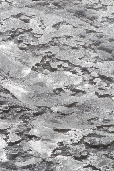 Background shot of a dry crust of salt. — Stock Photo, Image