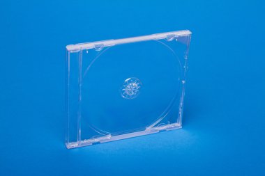 Boş şeffaf mücevher Cd kutusunun.