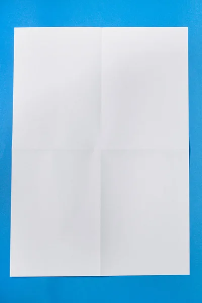 Білий шматок паперу — стокове фото