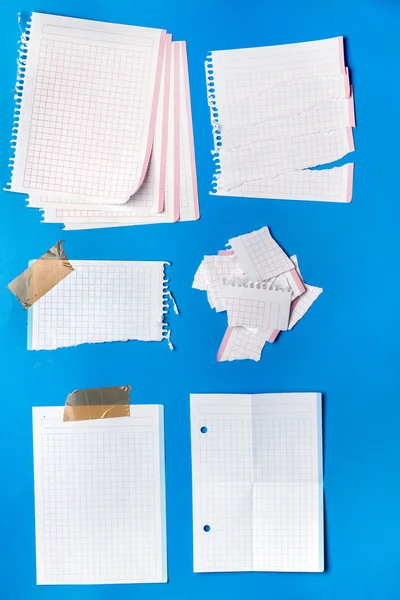 Pieces of paper in various shapes — Stock Photo, Image