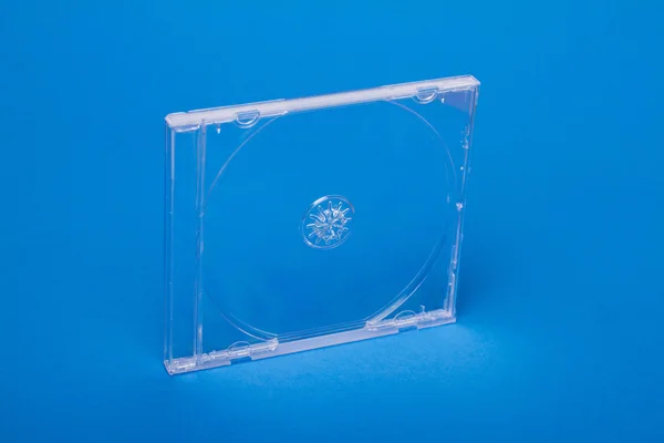 Boîtier de CD transparent vide . — Photo