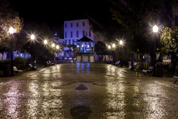 Jardín Manuel Bivar de la ciudad de Faro — Foto de Stock