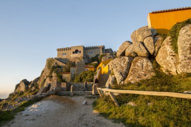 Sintra bölgenin, Santuario da Peninha en yüksek bakış açısı