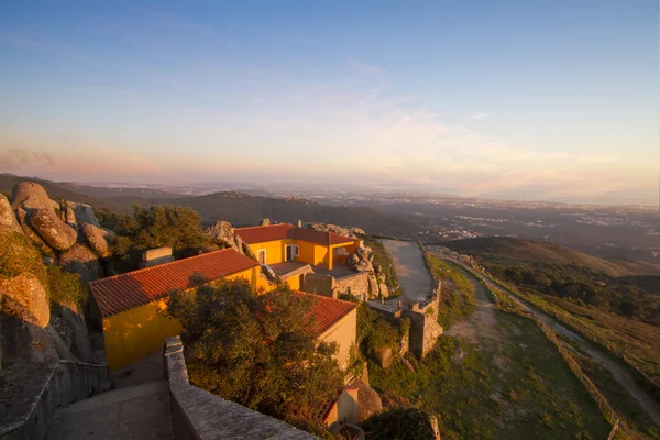 Ponto de vista mais alto da região de Sintra, Santuário da Peninha — Fotografia de Stock