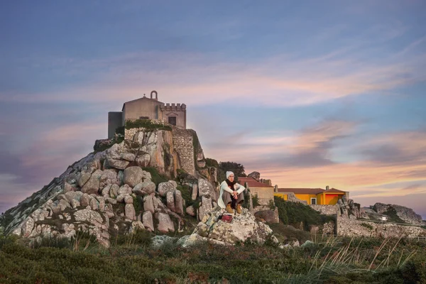 Mirador más alto de la región de Sintra, Santuario da Peninha —  Fotos de Stock