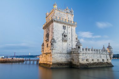 Lizbon'da bulunan Belem Kulesi,