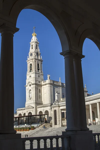 Famosa praça santa de Fátima, Portugal — Fotografia de Stock