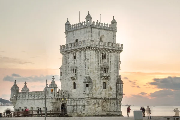 Tornet Belem, ligger i Lissabon — Stockfoto