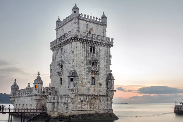 Tornet Belem, ligger i Lissabon — Stockfoto