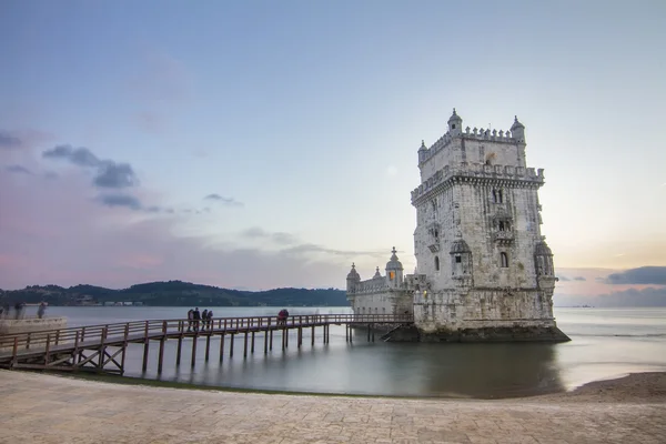 Tornet Belem, ligger i Lissabon — Stockfoto