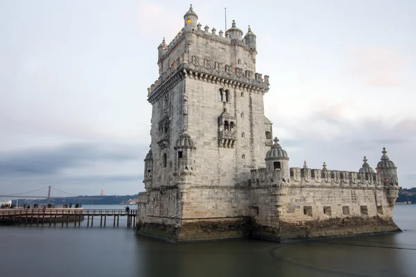 Tornet Belem, ligger i Lissabon — Stockfoto