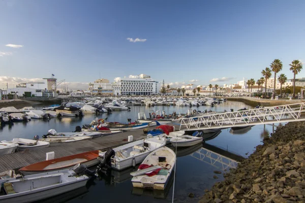 Marina i Faro stad i Portugal — Stockfoto