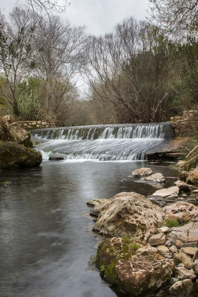 Fresh waterfall in the Algarve region — Stock Photo, Image