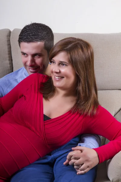 Očekáván těhotenství pár — Stock fotografie