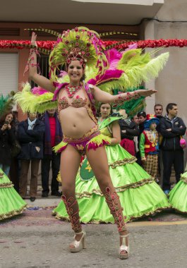 Renkli karnaval (Carnaval) geçit