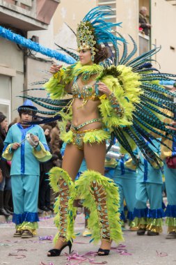 Renkli karnaval (Carnaval) geçit