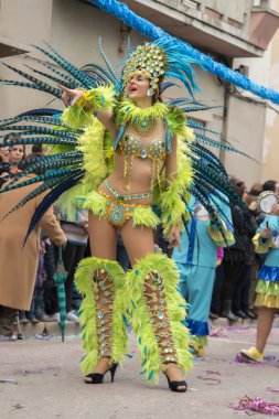 Renkli karnaval (Carnaval) geçit