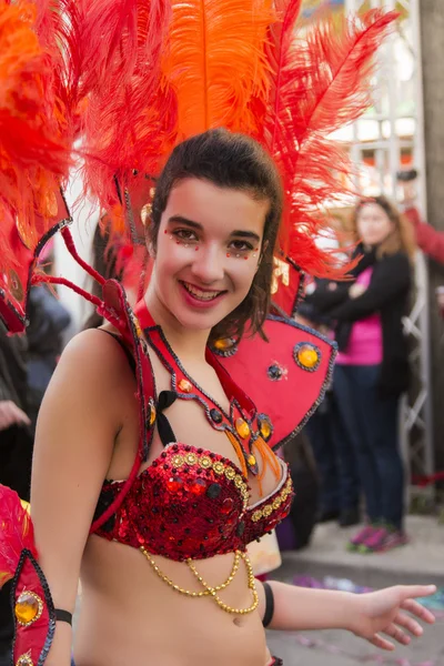 Carnevale colorato (Carnevale) Sfilata — Foto Stock