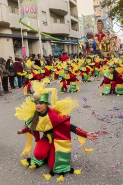 Renkli karnaval (Carnaval) geçit