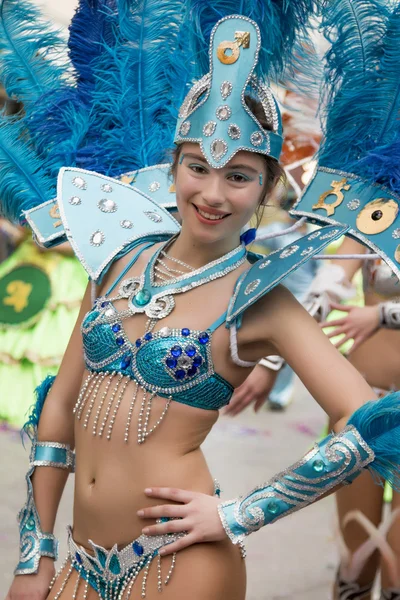 Desfile de carnaval colorido (carnaval) — Foto de Stock