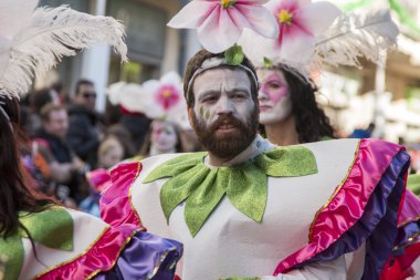 Renkli karnaval (Carnaval) geçit