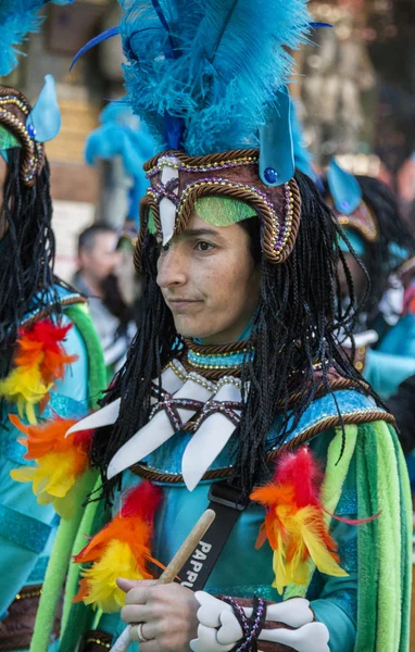 Renkli karnaval (Carnaval) geçit — Stok fotoğraf