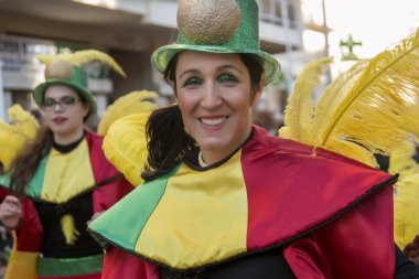 Renkli karnaval (Carnaval) geçit
