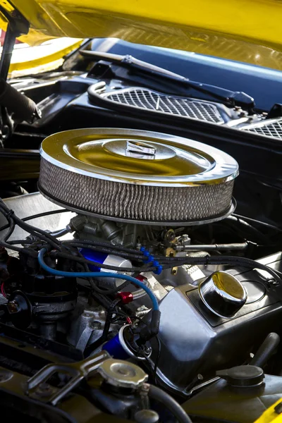 Detail of a classic vintage car on a show — Stock Photo, Image