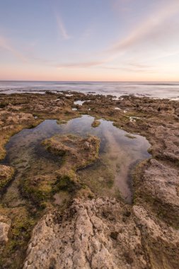 Albufeira yakınındaki Sao Lourenco kıyı şeridi