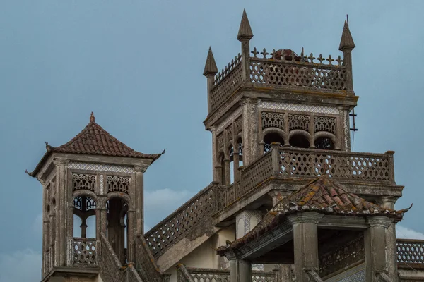 Ancient architecture on a building in Castro Verde — Stock Photo, Image