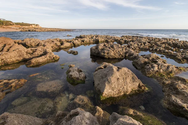 Sao Lourenco wybrzeża w pobliżu Albufeira — Zdjęcie stockowe