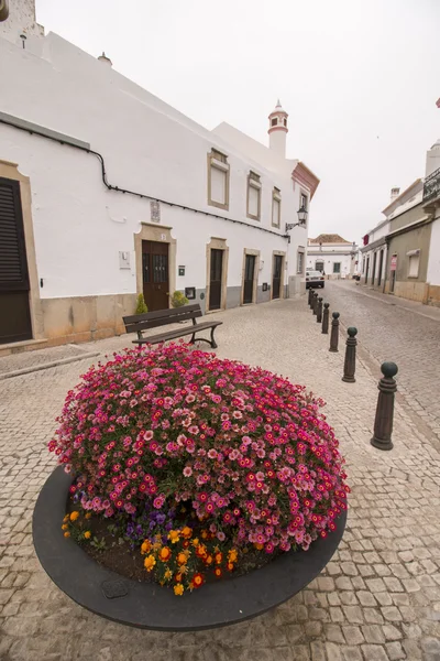 Ruas típicas da aldeia de Sao Bras de Alportel — Fotografia de Stock