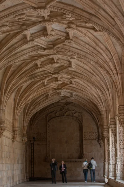 Increíble Monasterio gótico de Jerónimos hito — Foto de Stock