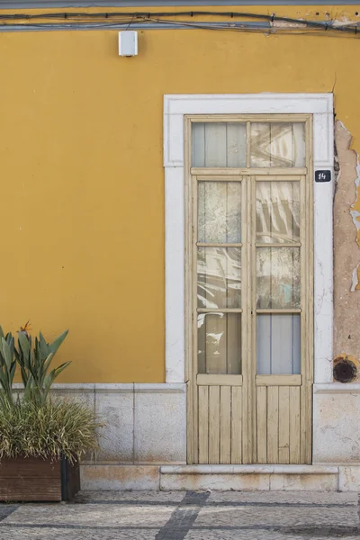 Typical village doors of the portuguese countryside — Stock Photo, Image