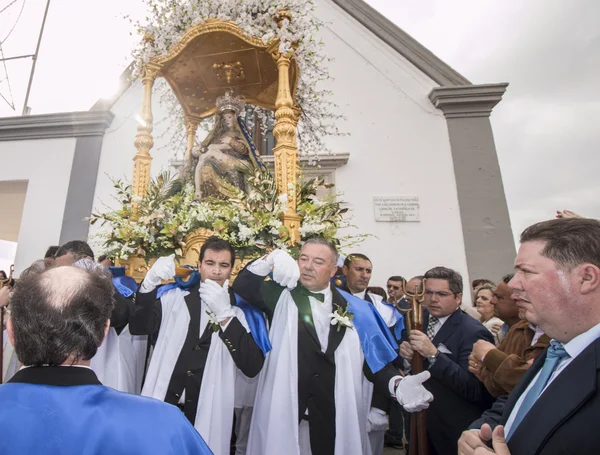 Celebración religiosa de la Procesión de Mae Soberana — Foto de Stock