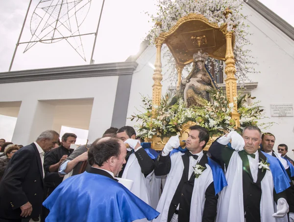 Religieuze viering van de processie van Mae Soberana — Stockfoto