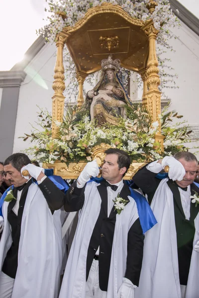 Religieuze viering van de processie van Mae Soberana — Stockfoto