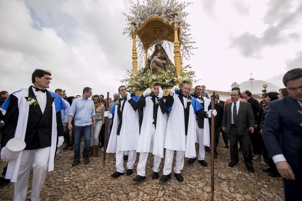 Célébration religieuse de la Procession de Mae Soberana — Photo