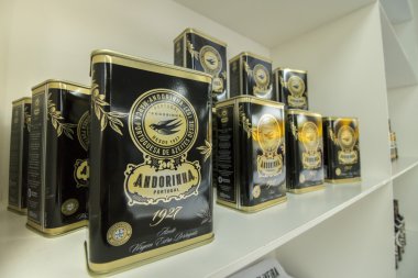 Andorinha olive oil product bottles clipart
