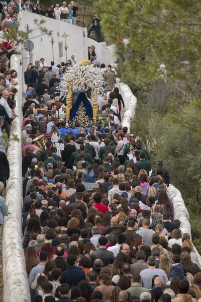 Celebración religiosa de la Procesión de Mae Soberana — Foto de Stock