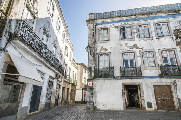 Arquitetura típica do edifício da cidade de Beja — Fotografia de Stock