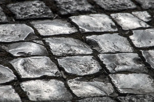 Typical portuguese cobblestone pavement — Stock Photo, Image